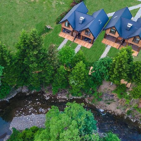 Novosiele Residence - Nad Gorska Rzeka - Lesne Spa Sauna Jacuzzi - Bieszczady Bystre  Dış mekan fotoğraf