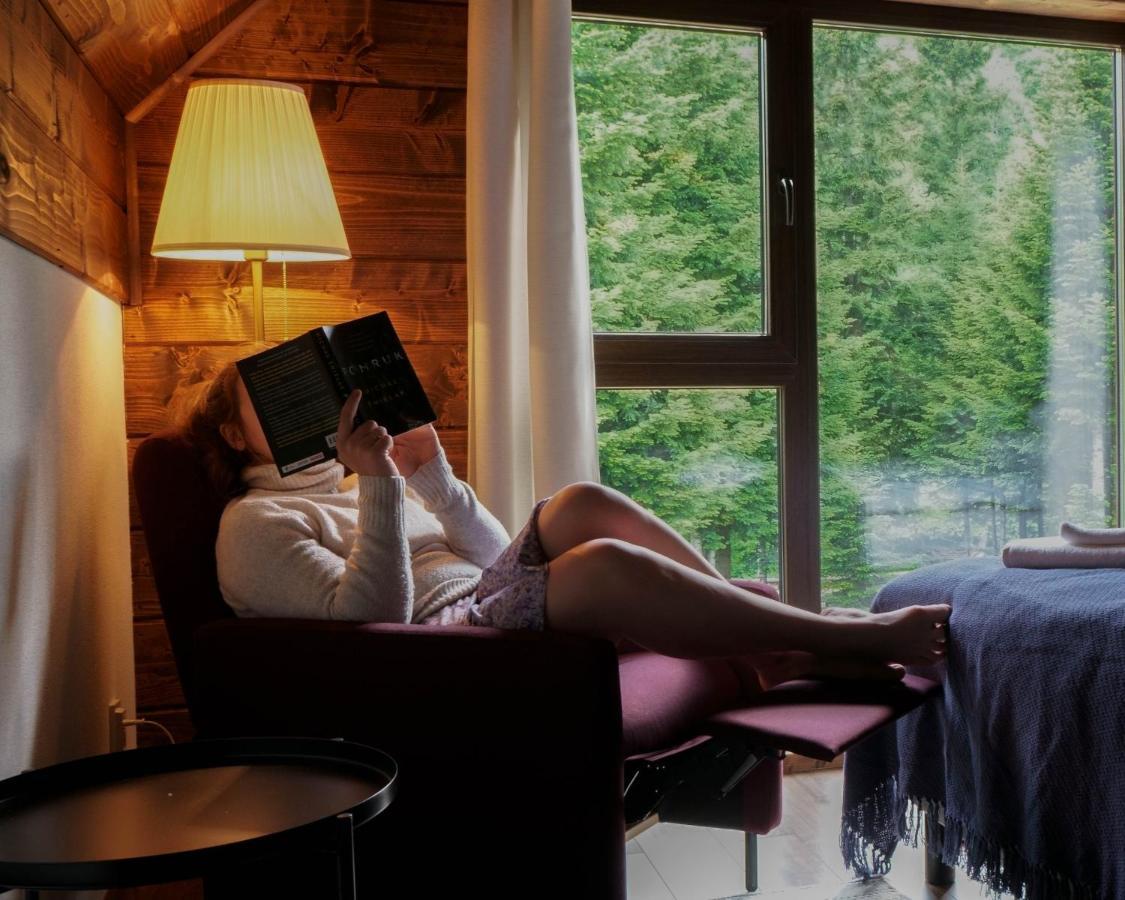 Novosiele Residence - Nad Gorska Rzeka - Lesne Spa Sauna Jacuzzi - Bieszczady Bystre  Dış mekan fotoğraf