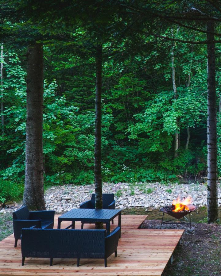 Novosiele Residence - Nad Gorska Rzeka - Lesne Spa Sauna Jacuzzi - Bieszczady Bystre  Dış mekan fotoğraf