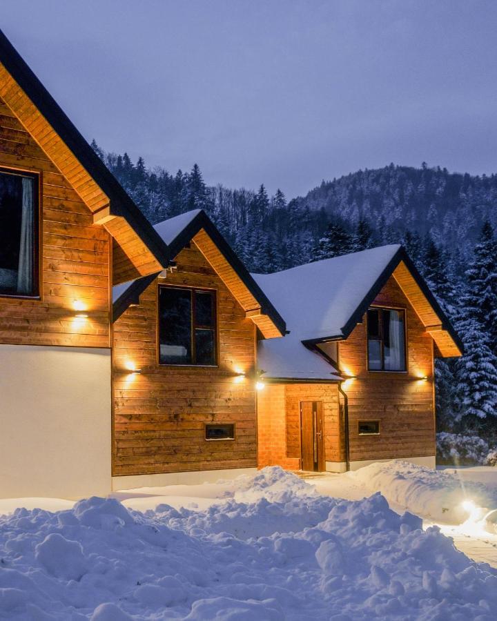 Novosiele Residence - Nad Gorska Rzeka - Lesne Spa Sauna Jacuzzi - Bieszczady Bystre  Dış mekan fotoğraf