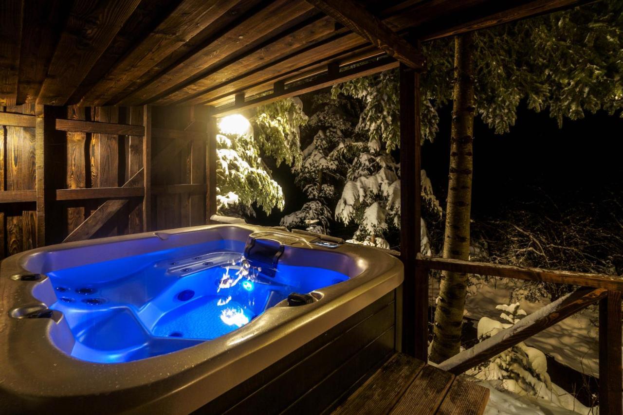 Novosiele Residence - Nad Gorska Rzeka - Lesne Spa Sauna Jacuzzi - Bieszczady Bystre  Dış mekan fotoğraf