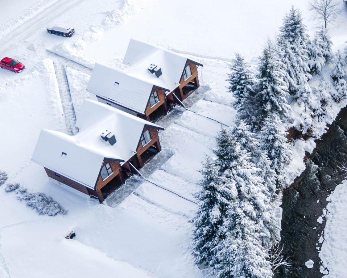 Novosiele Residence - Nad Gorska Rzeka - Lesne Spa Sauna Jacuzzi - Bieszczady Bystre  Dış mekan fotoğraf